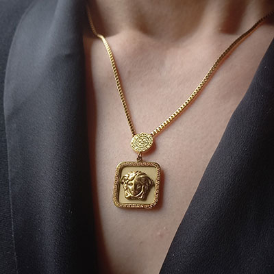 گردنبند ورساچه استیل