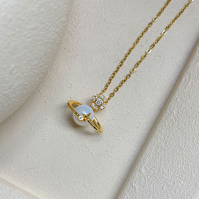 گردنبند گوی و گل