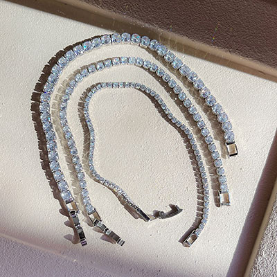 دستبند های تنیسی جواهری