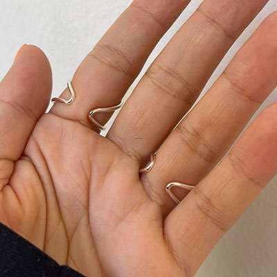 انگشتر آبکاری نقره مرواریدی