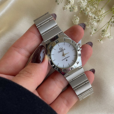 ساعت امگا استیل سایز متوسط