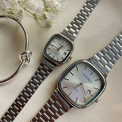 ساعت کاسیو اولد مانی ست صفحه سفید