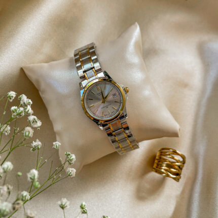 کاسیو عقربه ای دو رنگ