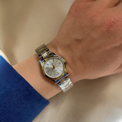 کاسیو عقربه ای دو رنگ