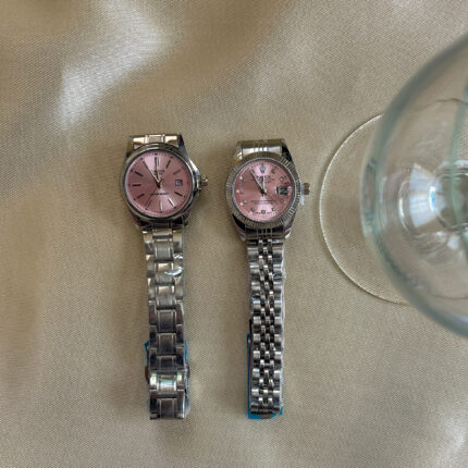 کاسیو عقربه ای صفحه صورتی