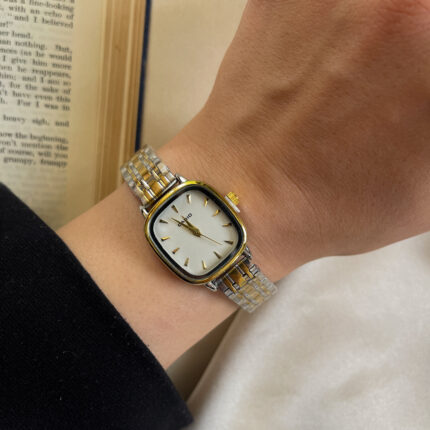 کاسیو صفحه مربعی بند دورنگ