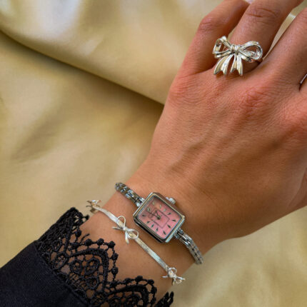 دستبند و انگشتر پاپیونی