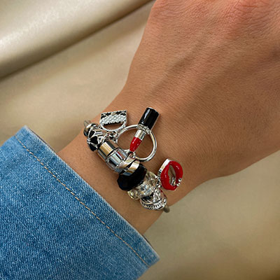 دستبند پاندورا با آویز ماتیک