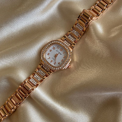 ساعت ژیانگ رنگ رزگلد